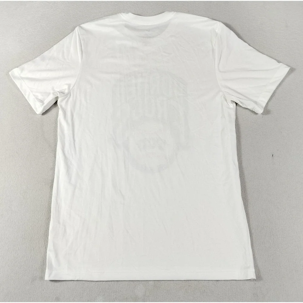 TCU Horned Frogs Shirt Mens Medium White NCAA Baseball Nike Dri Fit Graphic Tee